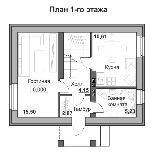 Планировка первого этажа